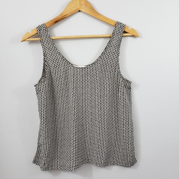 Madewell Tops - Madewell  Silk Sundown Tank Top Triangle Field S